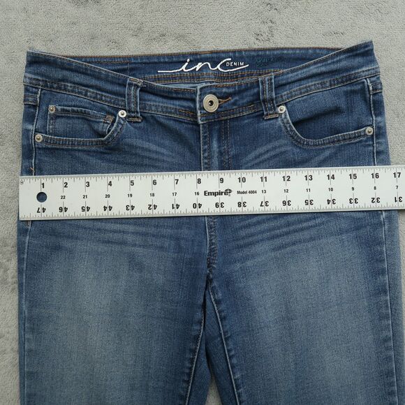 International Concepts Jeans Women's Size 8 Blue Low-Rise Skinny 30" Inseam - Picture 5 of 14
